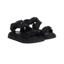 touch-strap black sandals