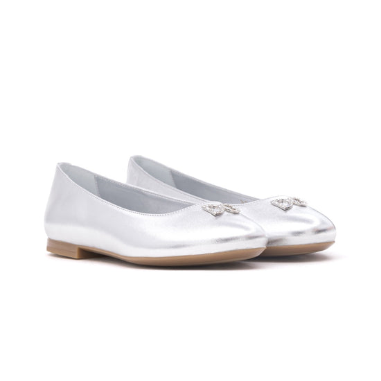 BALLET FLATS SILVER