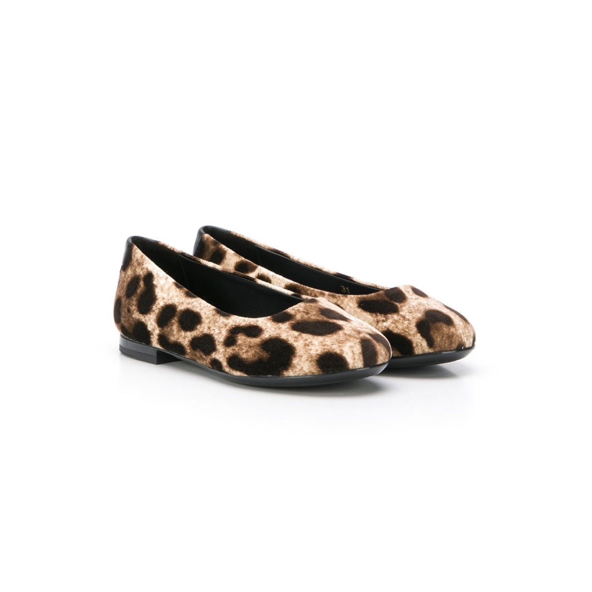 ballet flats in leo-print
