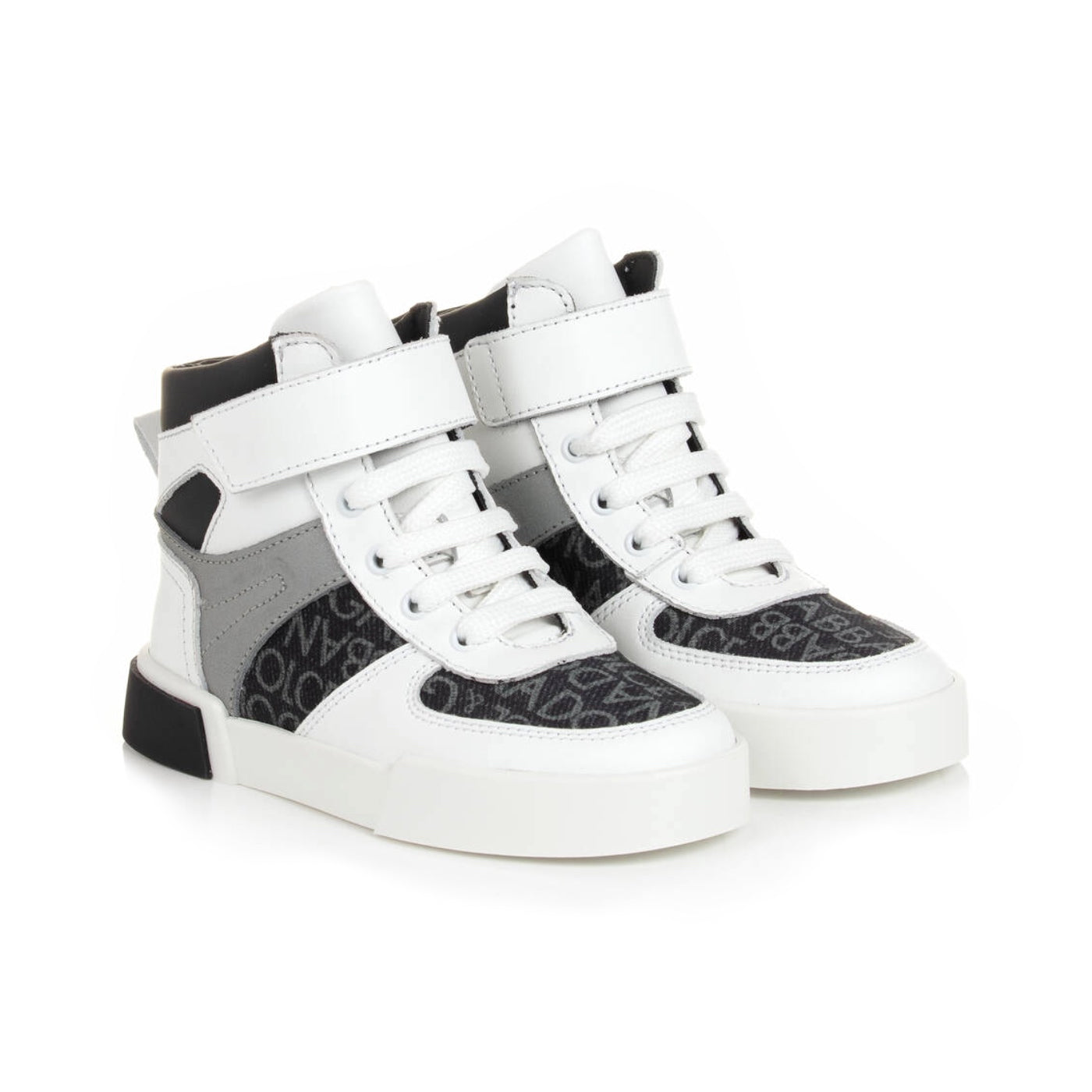 GREY HIGH-TOP SNEAKERS