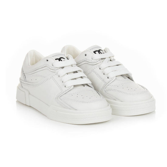 NEW ROMA LEATHER SNEAKERS IN WHITE