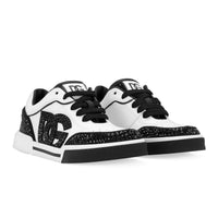 crystal-embellished low-top sneakers