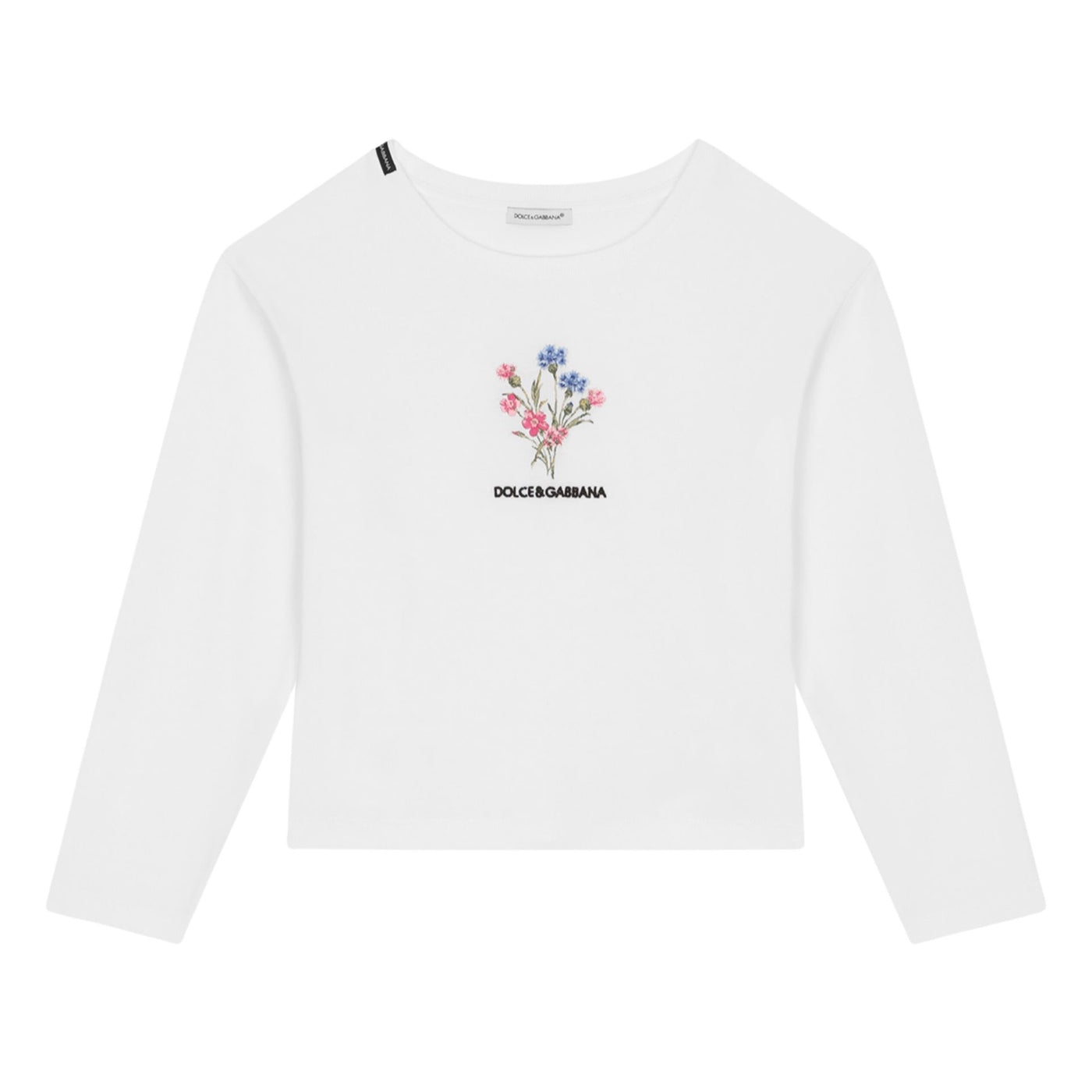 floral-print long-sleeved t-shirt