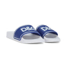 slides in blue&white