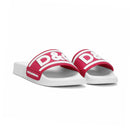 slides in fuchsia&white