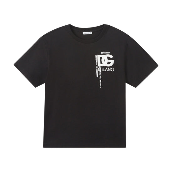 MINI-ME PRINT T-SHIRT IN BLACK