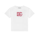 white&pink logo t-shirt