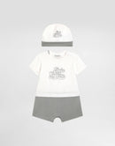 KIT ROMPER WITH BONNET