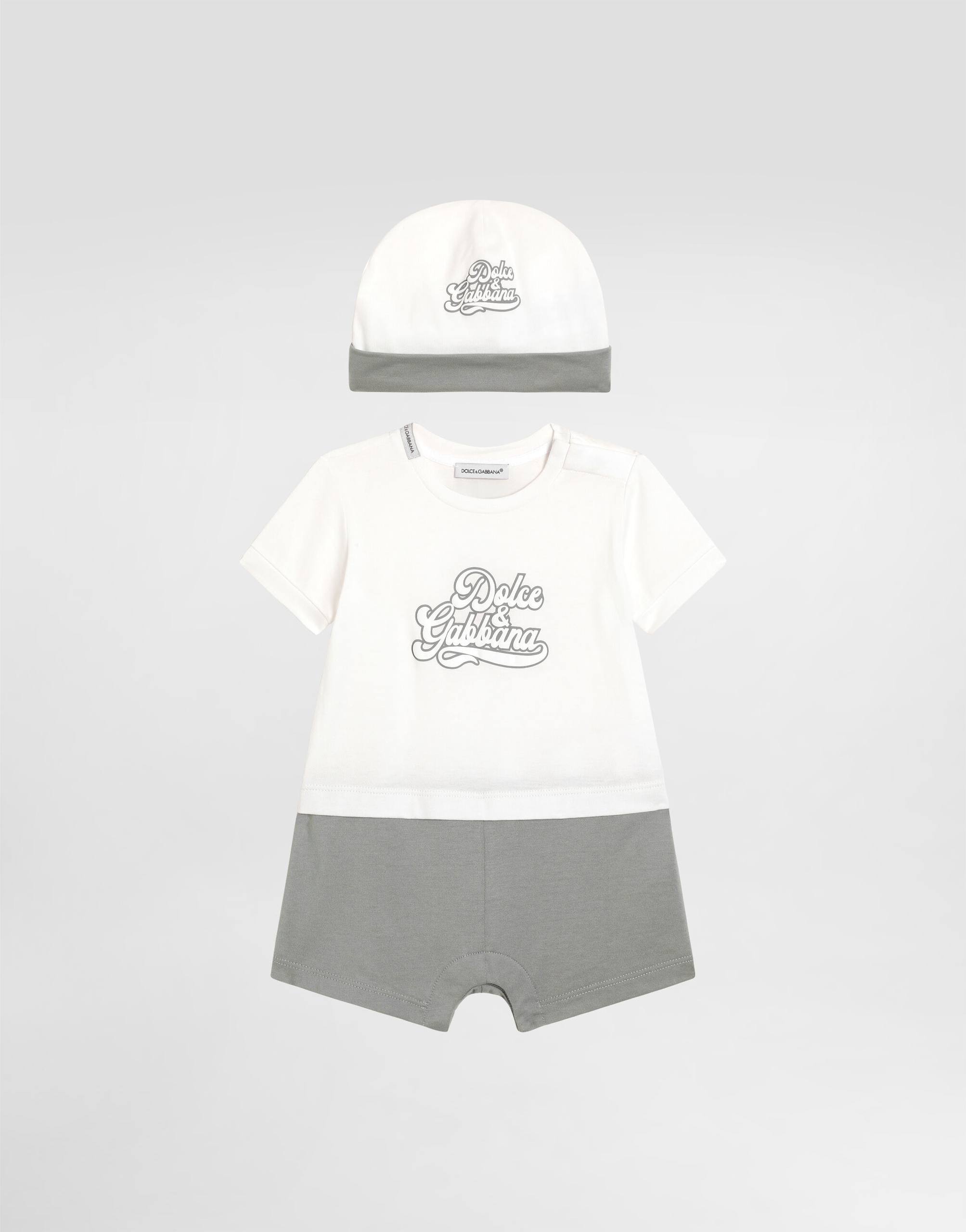 KIT ROMPER WITH BONNET