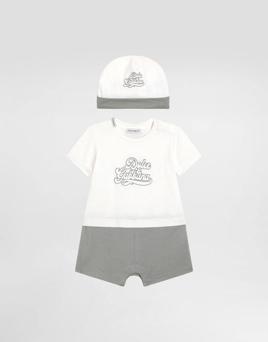 KIT ROMPER WITH BONNET