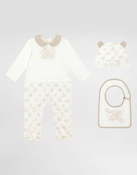 ROMSUITLS+BIB+BONNET IN MULTICOLOUR