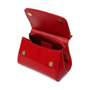 mini sicily top-handle bag in red