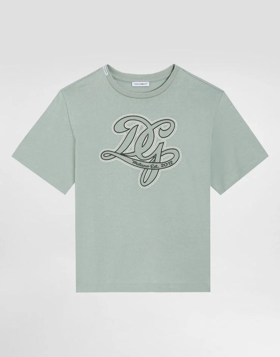 T-SHIRT IN SAGE GREEN FOR BABY BOY