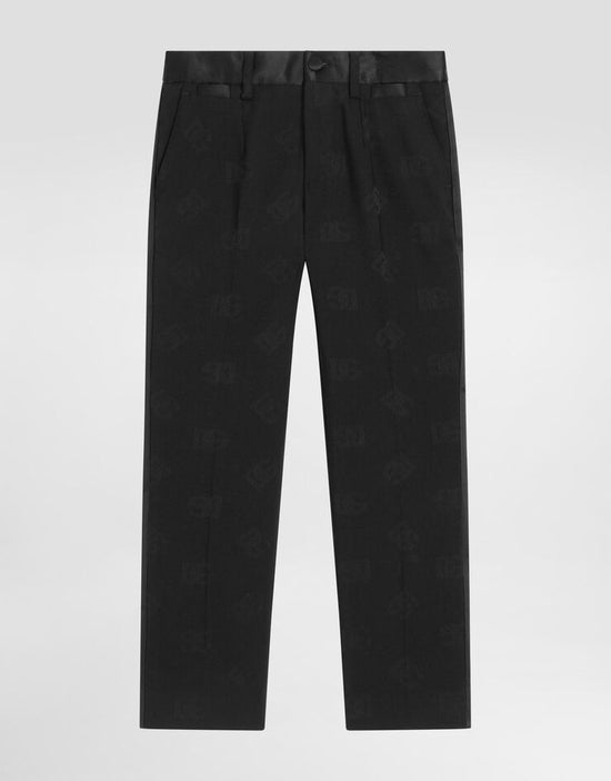 CLASSIC JACQUARD TROUSERS WITH DG LOGO