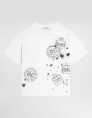 T-SHIRT IN WHITE WITH GRAPHIC PRINT