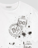 T-SHIRT IN WHITE WITH GRAPHIC PRINT