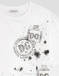 T-SHIRT IN WHITE WITH GRAPHIC PRINT