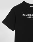 T-SHIRT IN BLACK WITH WHITE LOGO