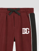 COTTON BOYS' PANTS WITH EMBROIDERED LOGO