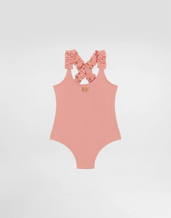 ONE-PIECE SWIMSUIT IN PINK FOR BABY GIRL