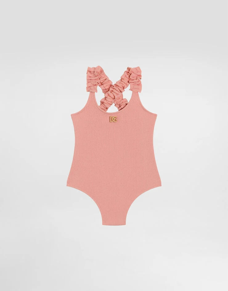 ONE-PIECE SWIMSUIT IN PINK FOR BABY GIRL