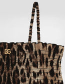 SLEEVELESS DRESS IN LEOPARD PRINT