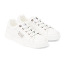 low-top sneakers in white