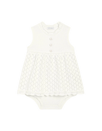 dress sleeveless +pants in white