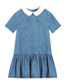 BLUE DENIM DRESS