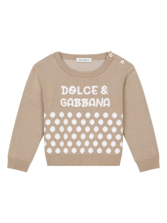 CREWNECK PULLOVER IN KHAKI