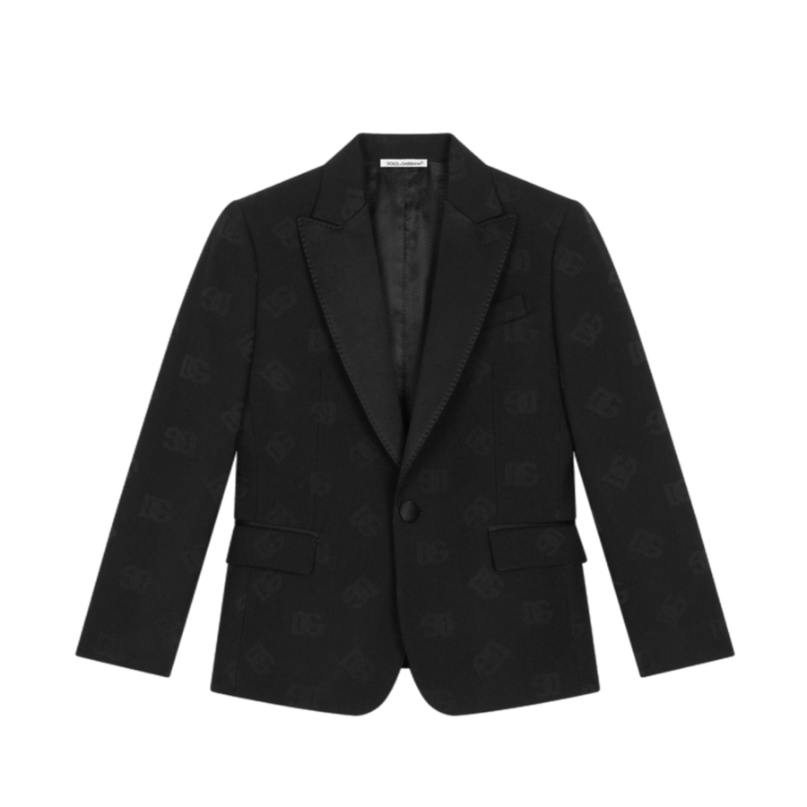 Single-button classic blazer with DG logo