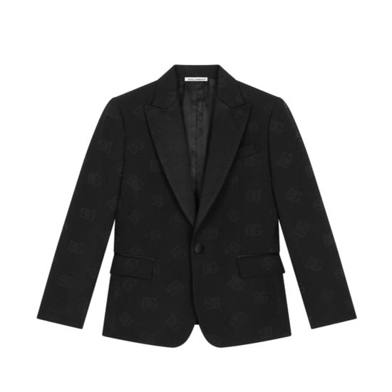SINGLE-BUTTON CLASSIC BLAZER WITH DG LOGO
