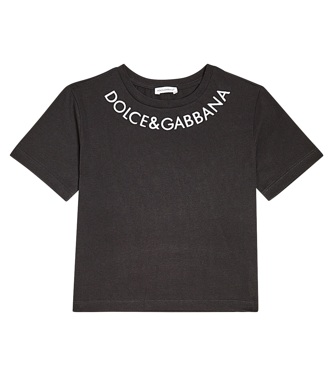 LOGO-PRINT CREWNECK T-SHIRT FOR GIRLS