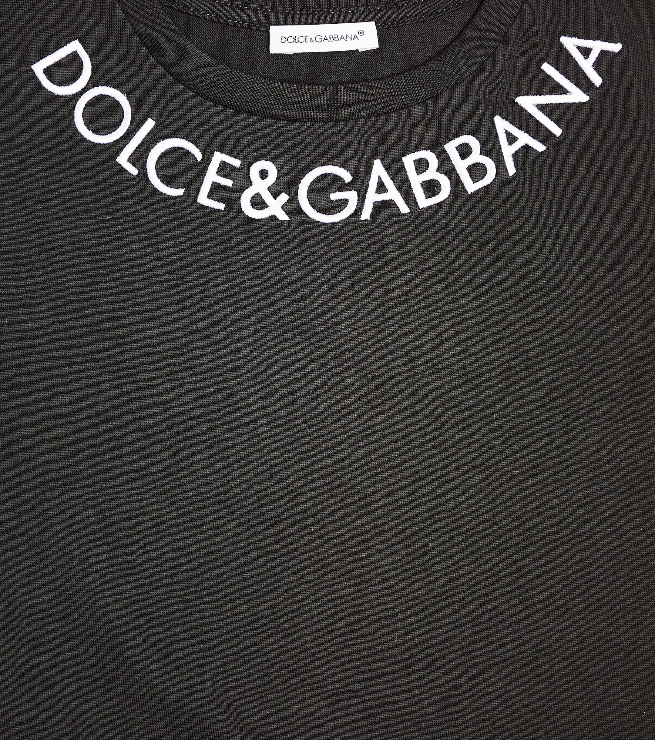 LOGO-PRINT CREWNECK T-SHIRT FOR GIRLS