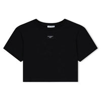 LOGO-TAG T-SHIRT IN BLACK