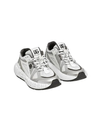 LOW-TOP SNEAKERS IN GREY&WHITE