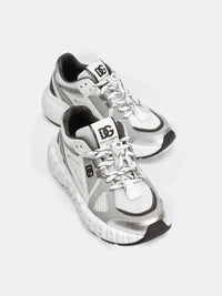 LOW-TOP SNEAKERS IN GREY&WHITE