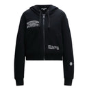 HOODED CARDIGAN IN BLACK