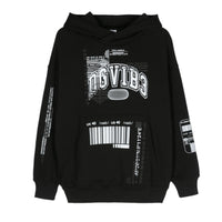 HOODED SWEATSHIRT IN BLACK