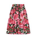 SKIRT PINK ROSES AND WHITE