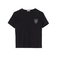 black t-shirt