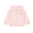 HOODED CARDIGAN IN PINK