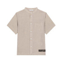 SHORT SLEEVE SHIRT IN BEIGE
