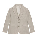 casual jacket beige stripes