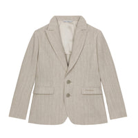 CASUAL JACKET BEIGE STRIPES