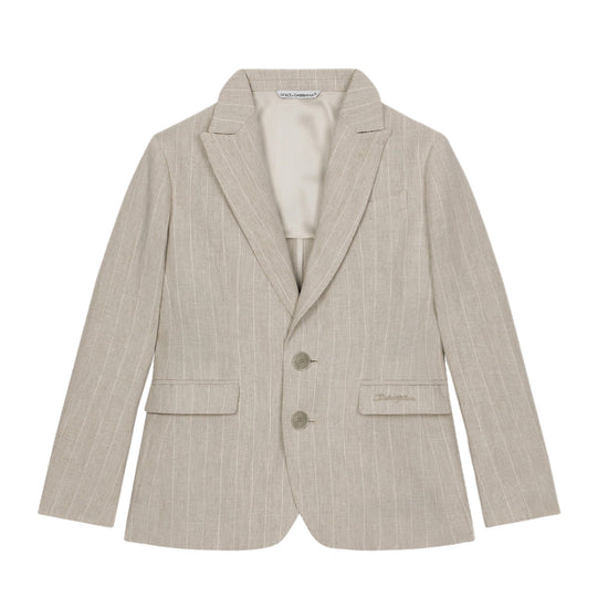CASUAL JACKET BEIGE STRIPES