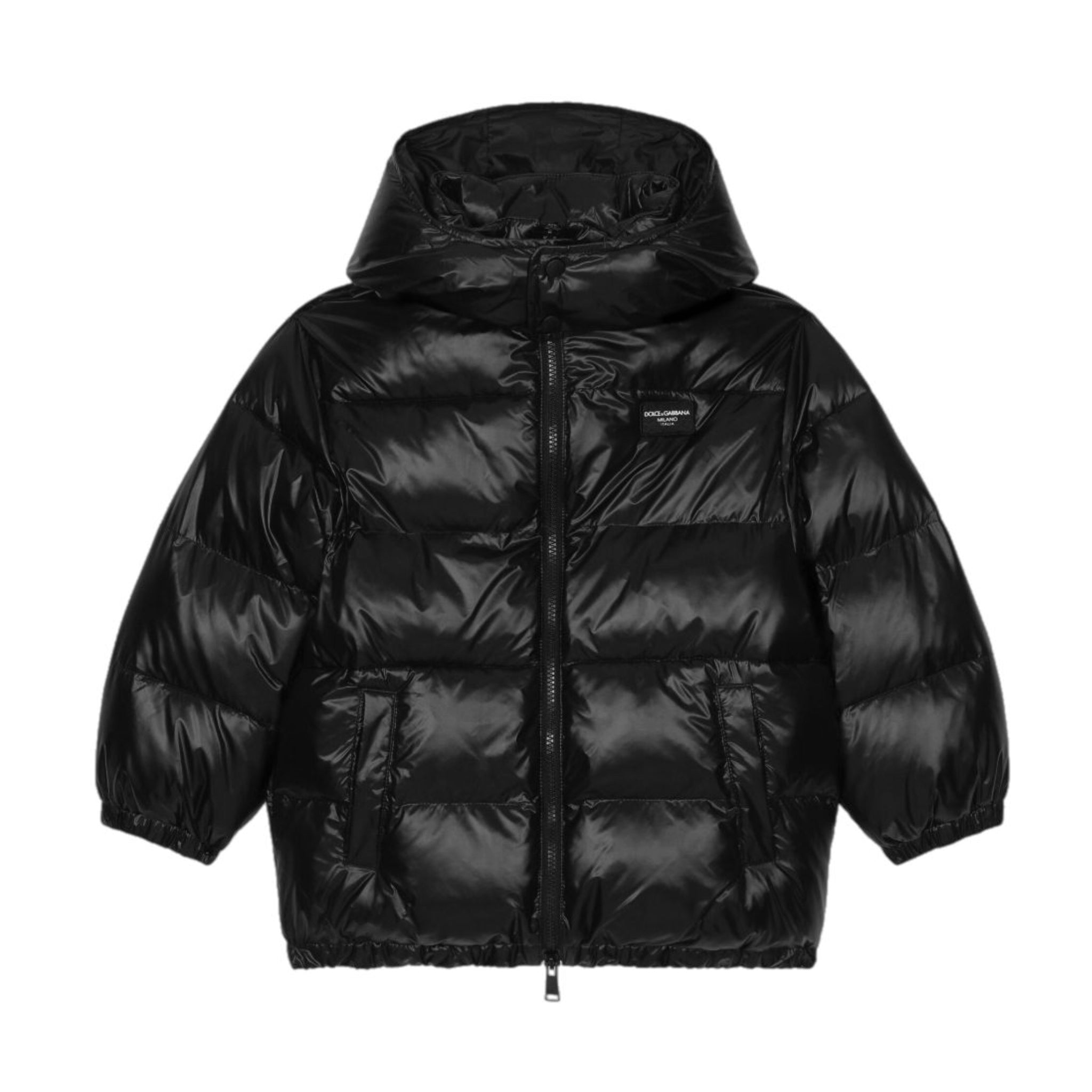 down jacket- long in black