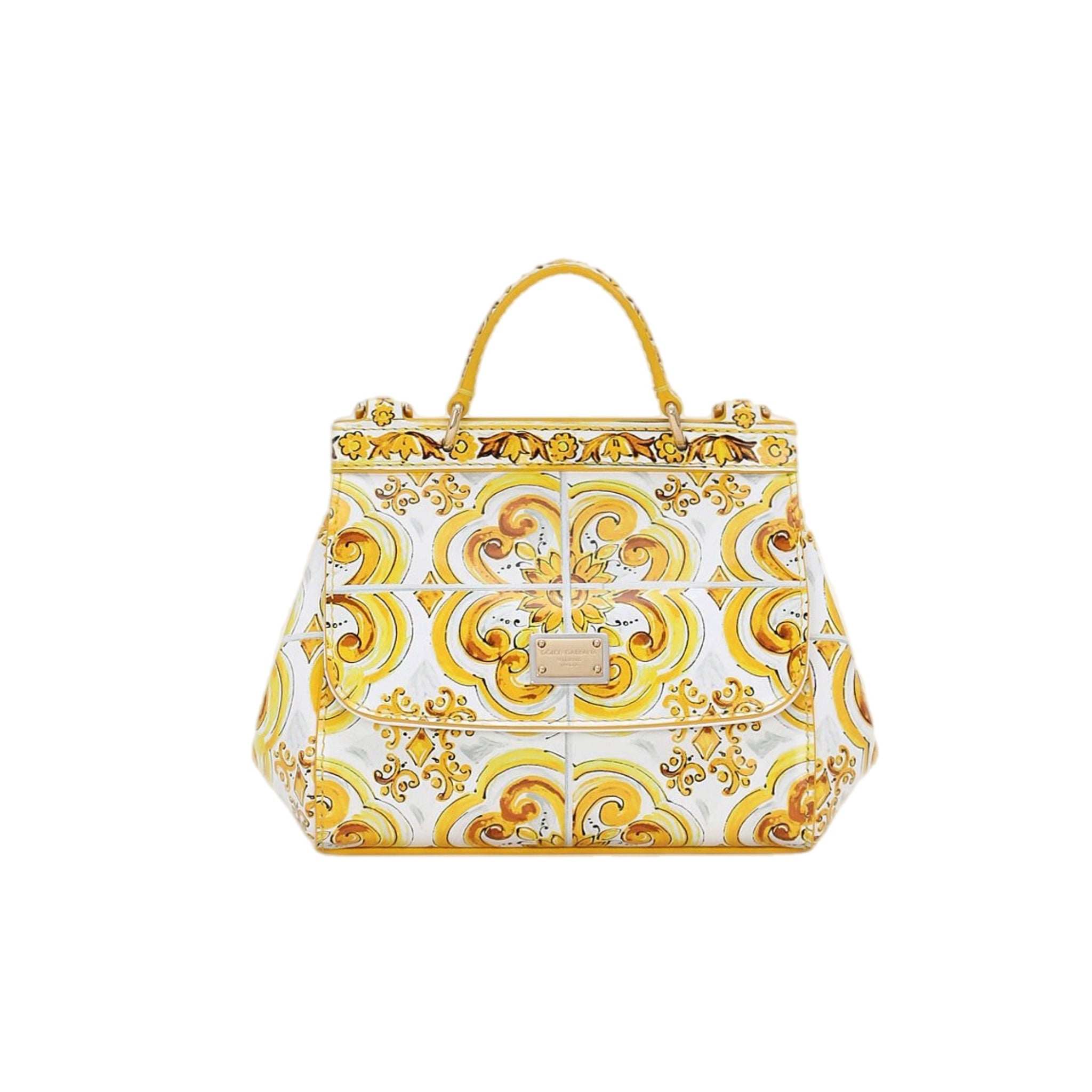shoulder bag jellow majolica