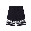 bermudas in dark blue