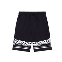 bermudas in dark blue